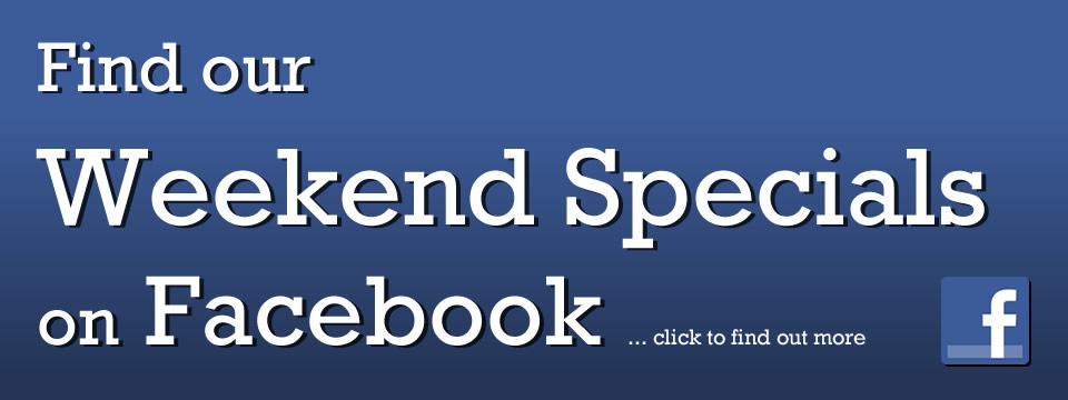 Weekend Specials on Facebook